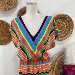 Trina Turk rainbow maxi dress